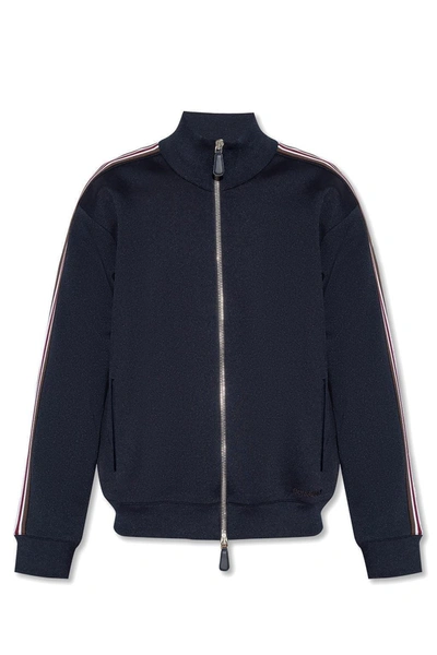 Shop Burberry Side Stripe Zip-up Jacket In Default Title