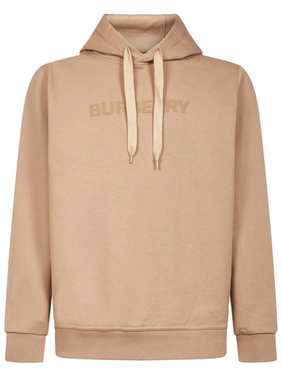Shop Burberry Sweatshirt In Camel