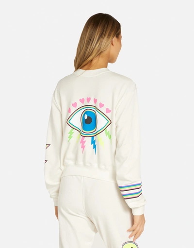 Lauren Moshi Spalding Neon Lightning Eye In Milk
