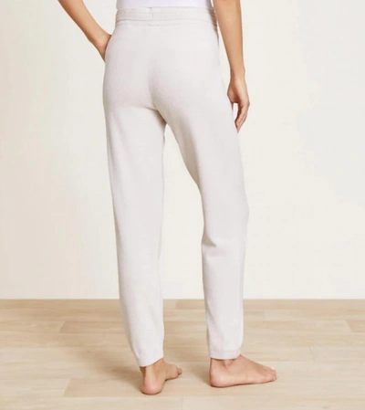 Shop Barefoot Dreams Ribbed Tunnel Jogger Pant In Almond In Pink