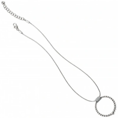 Shop Brighton Meriian Petite Pendant Necklace In Silver