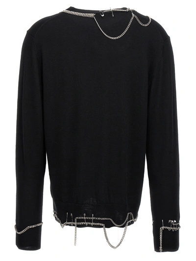 Shop R13 Chain Embellished Sweater, Cardigans Black