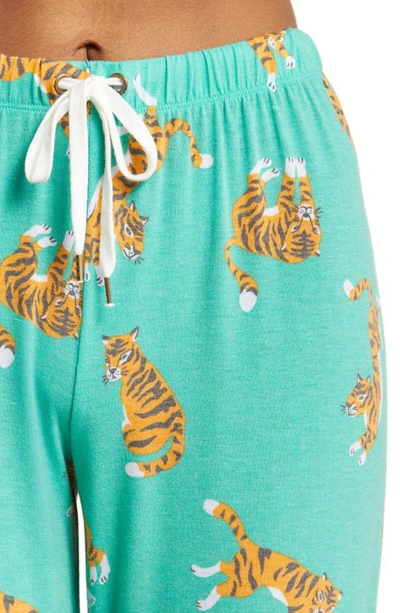 Honeydew Intimates Star Seeker Pajamas In Evergreen Tigers