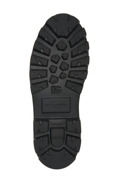 Dolce & Gabbana Dolce&gabbana Stivaletti Uomo Tessuto Marrone/nero In Brown