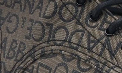 Dolce & Gabbana Dolce&gabbana Stivaletti Uomo Tessuto Marrone/nero In Brown