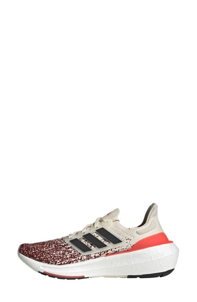 Shop Adidas Originals Ultraboost Light Running Shoe In Chalk White/ Black/ Bright Red