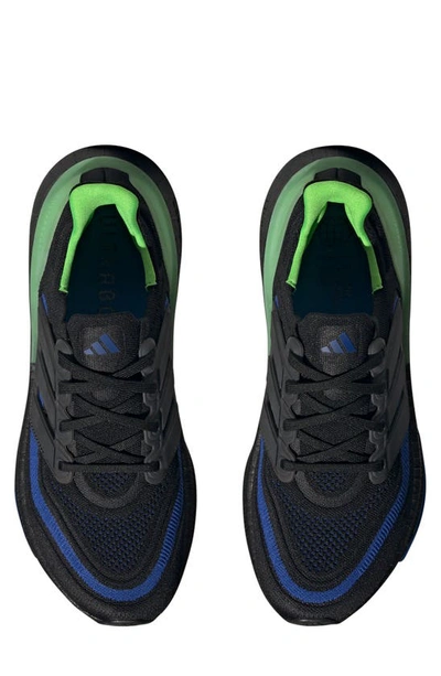 Shop Adidas Originals Ultraboost Light Running Shoe In Black/ Black/ Lucid Lime