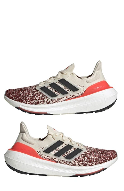 Shop Adidas Originals Ultraboost Light Running Shoe In Chalk White/ Black/ Bright Red