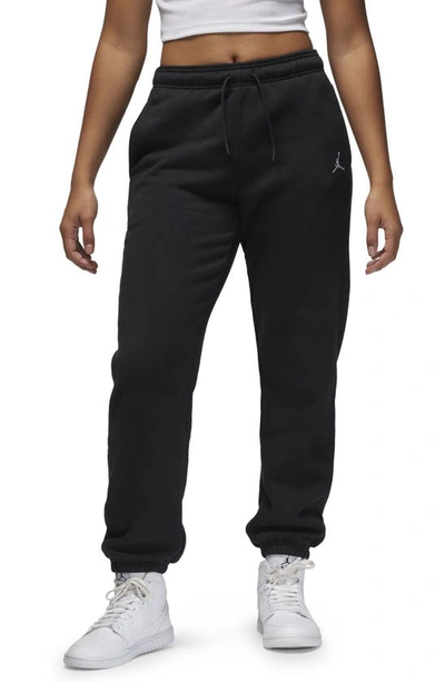Shop Jordan Brooklyn Fleece Sweatpants In Black