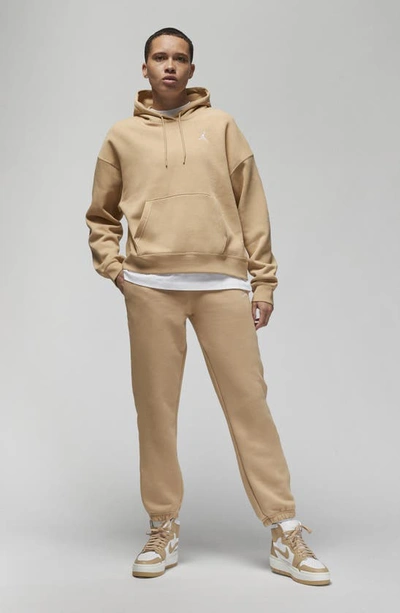 Shop Jordan Brooklyn Fleece Sweatpants In Desert