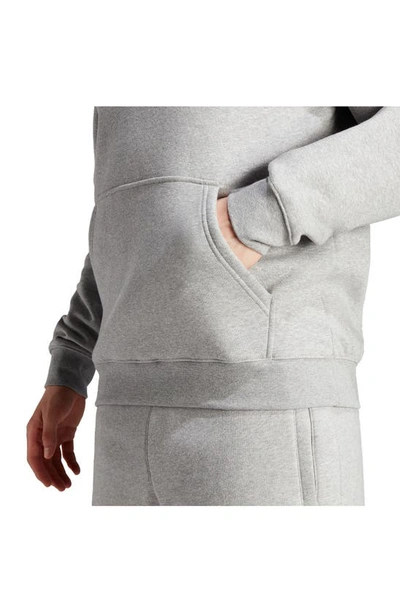 Shop Adidas Originals Essentials Lifestyle Hoodie In Medium Grey Heather
