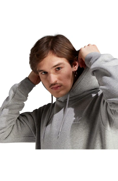 Shop Adidas Originals Essentials Lifestyle Hoodie In Medium Grey Heather