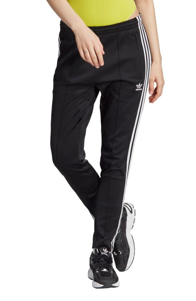 Shop Adidas Originals Superstar Track Pants In Black