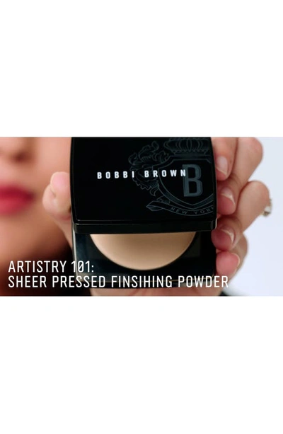 Shop Bobbi Brown Sheer Finish All Day Oil Control Pressed Powder In Pale Yellow