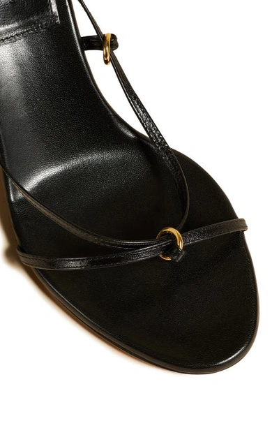 Shop Khaite Marion Strappy Sandal In Black