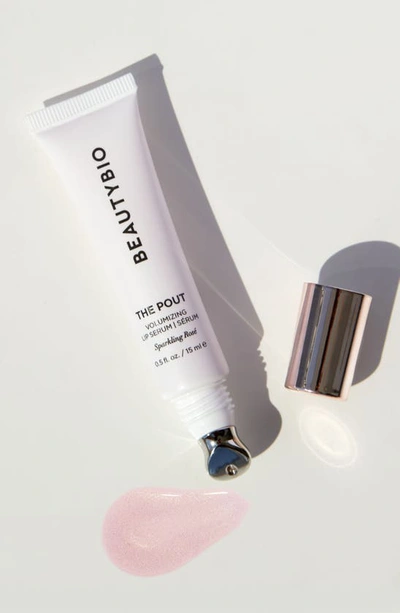 Beautybio The Pout Sparkling Rosé Volumizing Lip Serum In Sparkling Rose