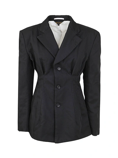 Shop Comme Des Garçons Ladies` Jacket In Black