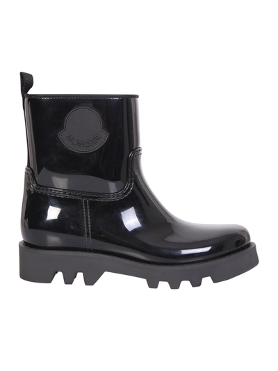 Shop Moncler Ginette Rain Boots In Black