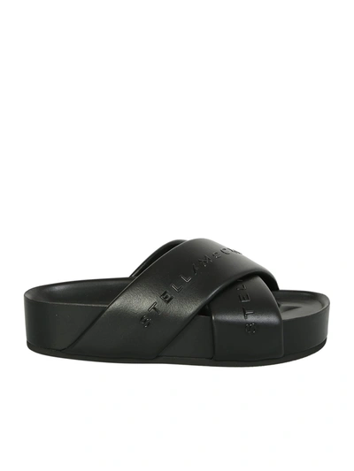 Shop Stella Mccartney Flatform Sandal In Black