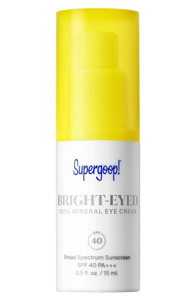 Shop Supergoopr Supergoop! Bright-eyed Mineral Eye Cream Broad Spectrum Spf 40 Sunscreen