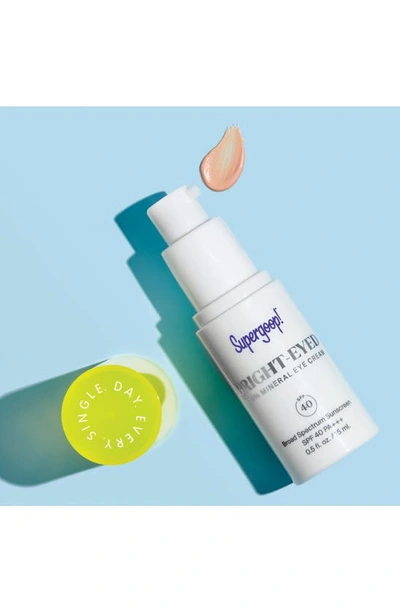 Shop Supergoopr Supergoop! Bright-eyed Mineral Eye Cream Broad Spectrum Spf 40 Sunscreen