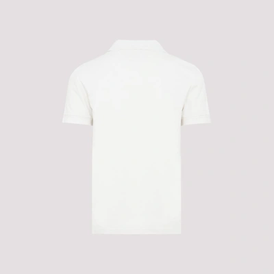 Shop Tom Ford Tennis Piquet Polo Shirt Tshirt In Nude &amp; Neutrals