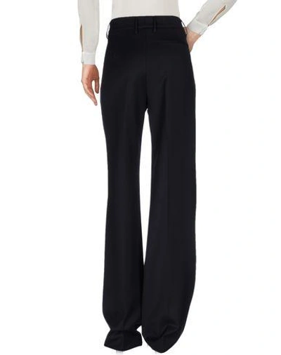 Shop Jil Sander Casual Pants In Dark Blue