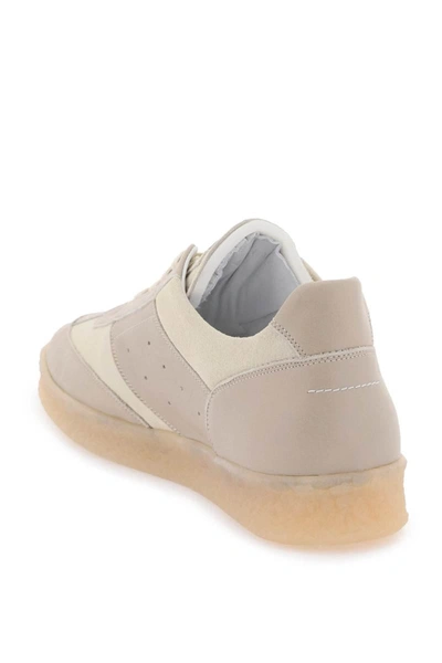 Shop Mm6 Maison Margiela '6 Court' Sneakers In Grey