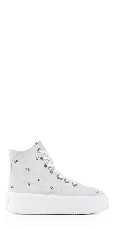 Shop Mm6 Maison Margiela 6 High Top Platform Sneakers