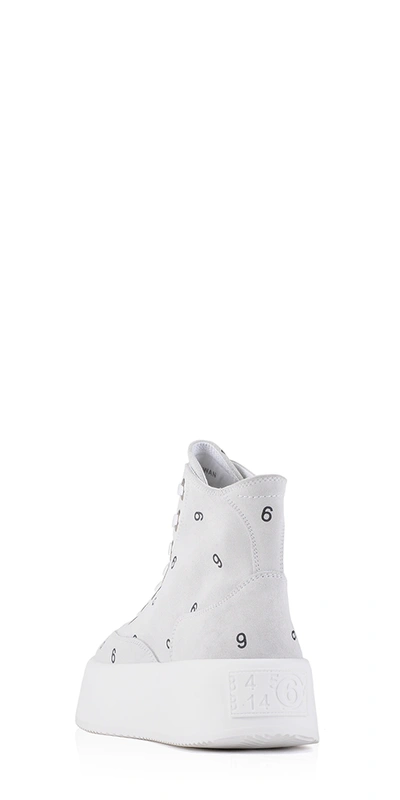 Shop Mm6 Maison Margiela 6 High Top Platform Sneakers