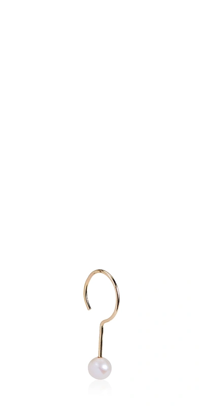 Shop Beaufille Ara Gold And Pearl Earring