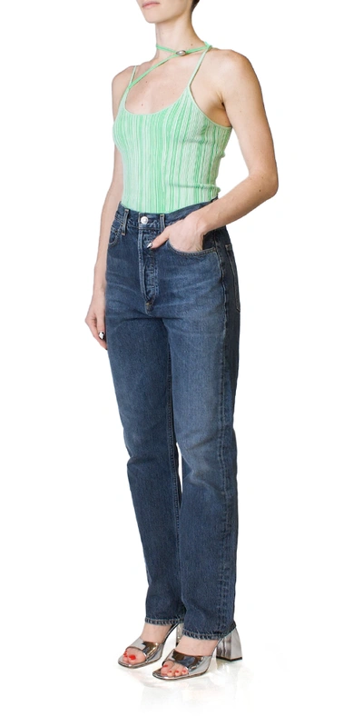 Paris Georgia Green Fine Knit Top