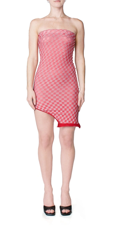 Mm6 Maison Margiela Convertible Jacquard Check Dress/top