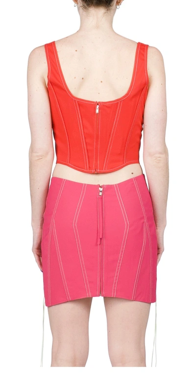 Priscavera Corset Top Chili
