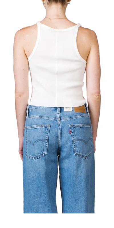 Éterne Chloe Rib Tank Top In Dusty Pink