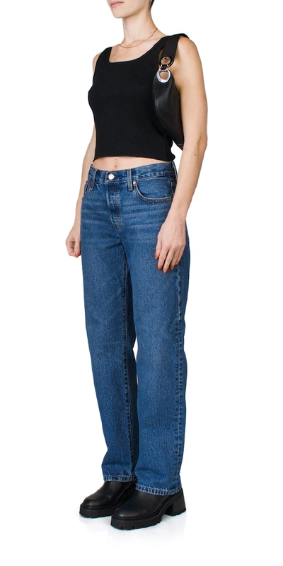 Éterne Cropped Scoop Neck Tank Black