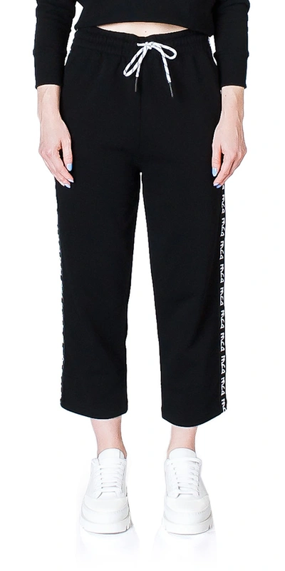 Shop Mcq By Alexander Mcqueen Cropped Track Pants