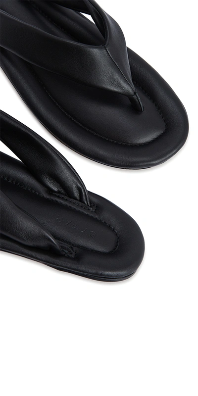 Shop By Far Dasha Sandals Black Leather