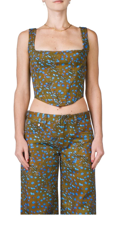 Priscavera Denim Corset Stingray