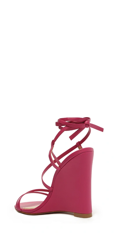 Schutz Deonne Ankle Wrap Wedge Sandal