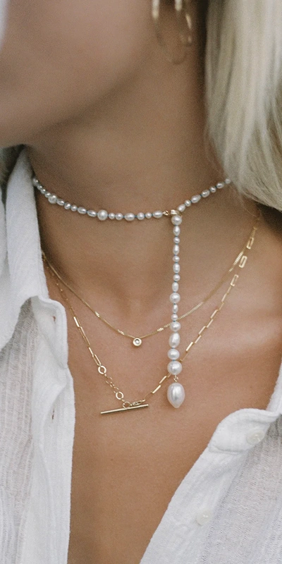 Shop Loren Stewart Floating Diamond Necklace