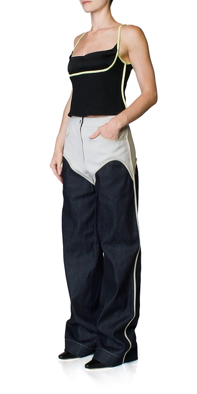 Paris Georgia Black Florian Singlet Top