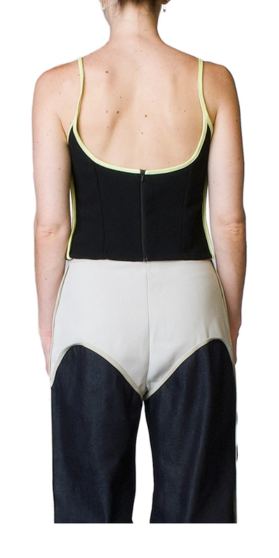 Paris Georgia Black Florian Singlet Top
