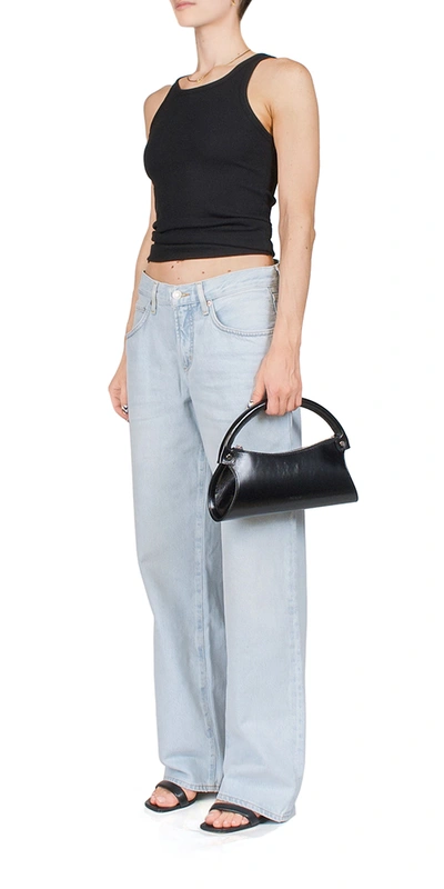 Éterne Ribbed Cotton Tank Top In Black