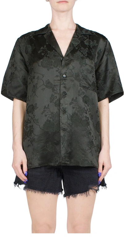 Shop 6397 Jacquard Camp Shirt Dark Slate