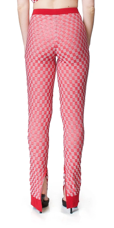 Mm6 Maison Margiela Jacquard Check Pants
