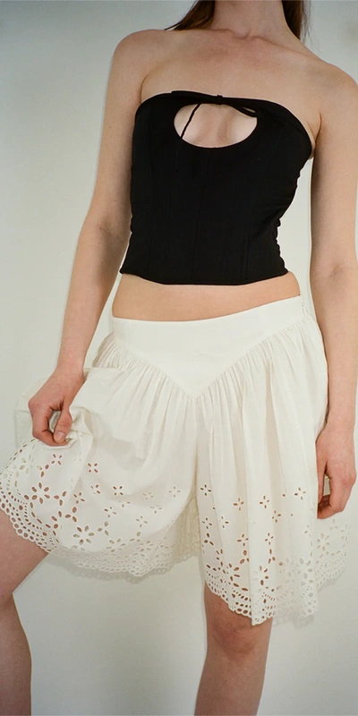 Shop Sandy Liang Jas Shorts
