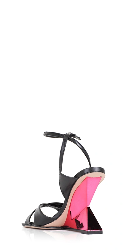 Schutz Jill Geometric Heel Sandals