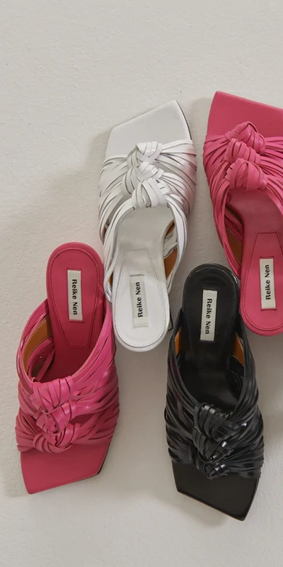 Reike Nen Knotted Fringe Sandals