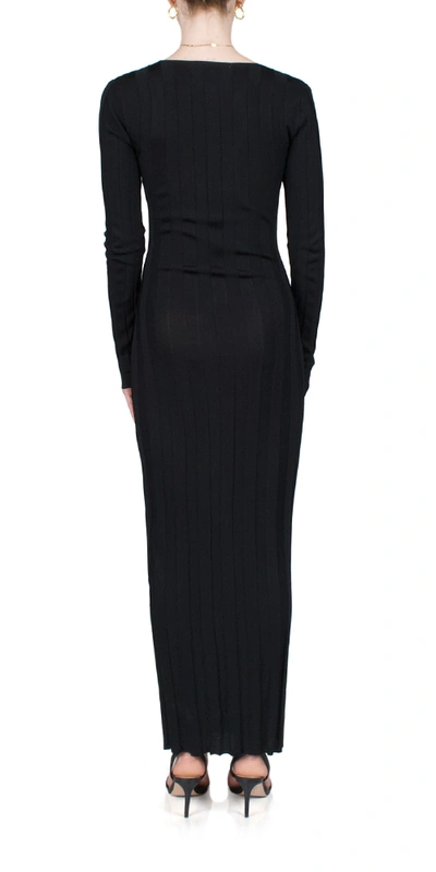 Third Form Black Liaison Maxi Dress